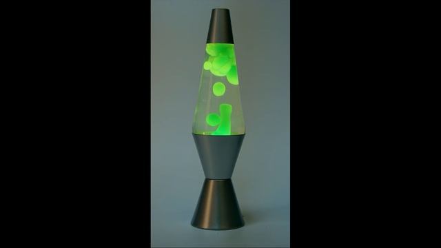 Лава-лампа 36см МТ Зелёная/Прозрачная