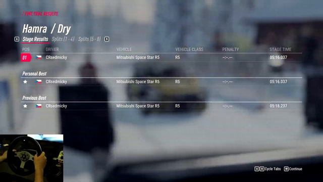 DiRT Rally 2.0 - World Record Sweden (Hamra) Mitsubishi Space Star R5 смотреть онлайн