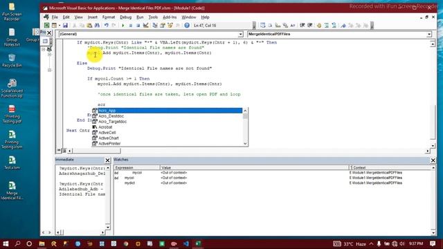 VBA PDF Automation - Merge identical pdf files using vba смотреть онлайн