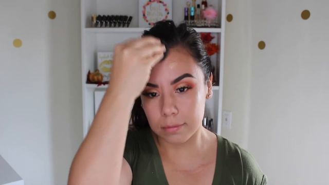 Fall Orange Gold Makeup