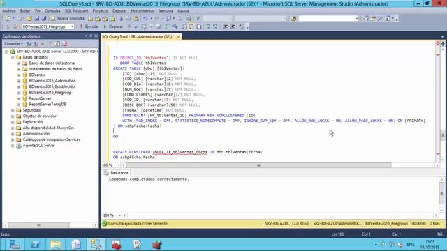 Creación de FileGroups 3/3 смотреть онлайн