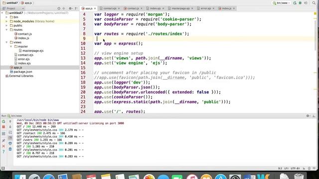 21- Node.js add new page and master page إضافة صفحة جديدة وصفحة رئيسية смотреть онлайн