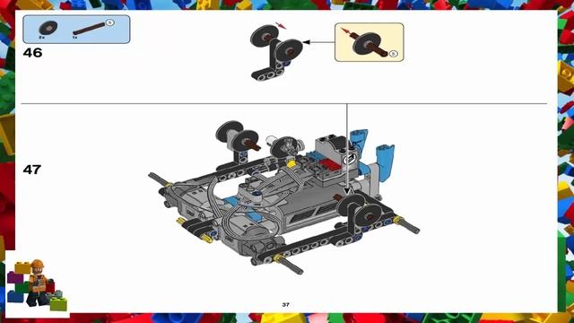 LEGO instructions - Technic - 42095 - Remote-controlled Racer смотреть онлайн