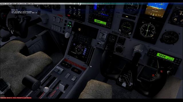 стартовые процедуры и навигация PC-12 FSX in USHH смотреть онлайн