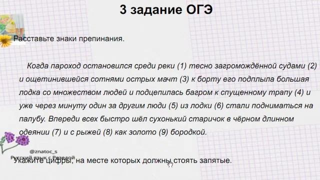 Летняя школа РЯ. Пунктуация при СПП, вводных словах и обращениях. 3 задание ОГЭ, 18 и 19 - ЕГЭ смотреть онлайн