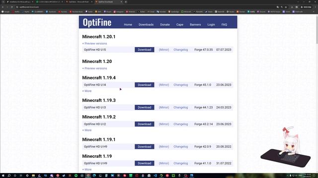 Minecraft Java Optifine Fabric安裝教學 смотреть онлайн