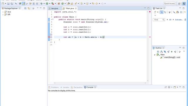 URI Online Judge Solutions in Java - Problem 1013 смотреть онлайн