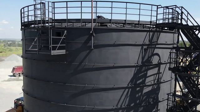 Антикоррозионные работы РВС-2000 с системой разогрева "КУПОЛ-150" г. Елабуга РТ. смотреть онлайн