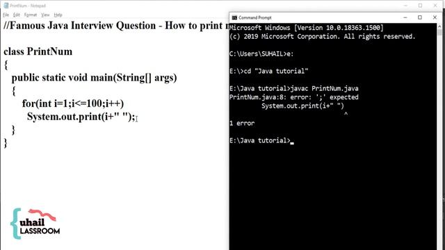 Java Tricky Interview Question | How to Print Numbers from 1 to 100 without using loop in Java смотреть онлайн