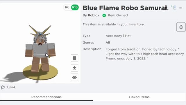 [ИВЕНТ]Как получить Blue Flame Robo Samurai•Roblox смотреть онлайн
