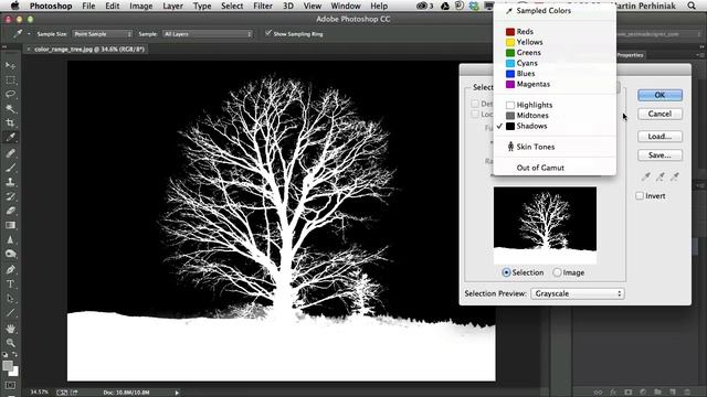 Color Range improvements for Photoshop 14.1 смотреть онлайн