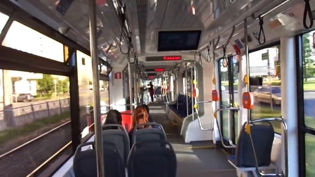 Трамвай "0120 по 100 от Мурино до Ручьев" СПб 11-***: 71-931М "Витязь-М" 0120 по №100 (02.07.21) смотреть онлайн