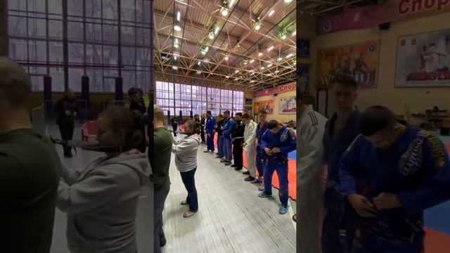 Джиу-Джитсу, 2021г. Чемпионат г.Красноярска. Построение участников. смотреть онлайн
