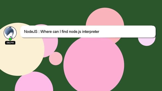 NodeJS : Where can I find node.js interpreter смотреть онлайн