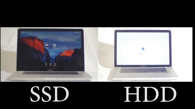 MacBook Pro HDD VS SSD BOOTUP TEST смотреть онлайн