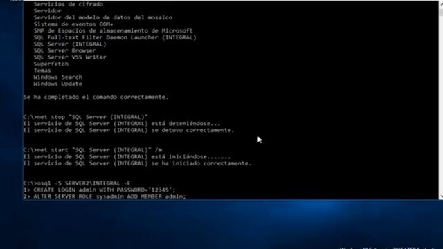 Como crear un usuario de SQL Server con privilegios sysadmin смотреть онлайн