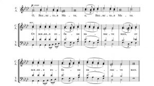 О, Всепетая Мати. Киевский распев. Альт