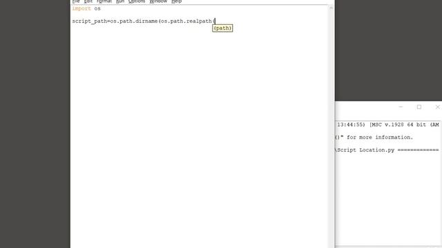 Python OS - Get directory of running script смотреть онлайн