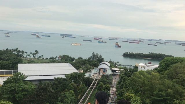 Sentosa View From Merlion Tower