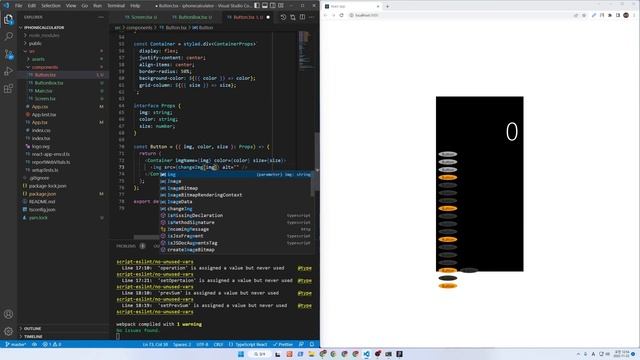 [리액트 따라하며 배우기] 아이폰계산기 프로젝트 React+typescript, styled-components смотреть онлайн