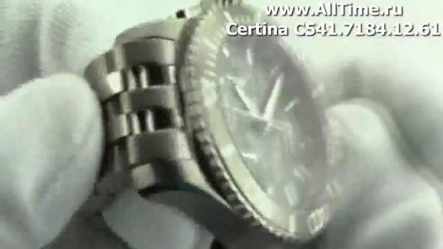Мужские наручные швейцарские часы Certina C541.7184.12.61 смотреть онлайн