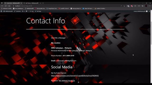 Web Development Final Project (Wordpress) смотреть онлайн