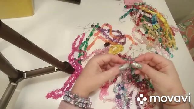 Украшения-подвески на ёлку из ненужных бусин. Творим красоту из ничего)??? смотреть онлайн