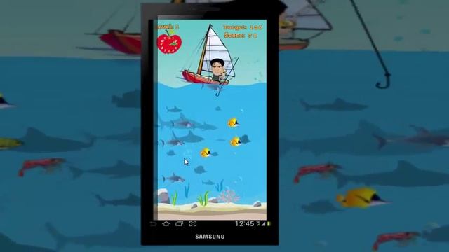 Shark Fishing Game Big fish Fishing Family Fun Games for Kids : Jennifer Studio смотреть онлайн