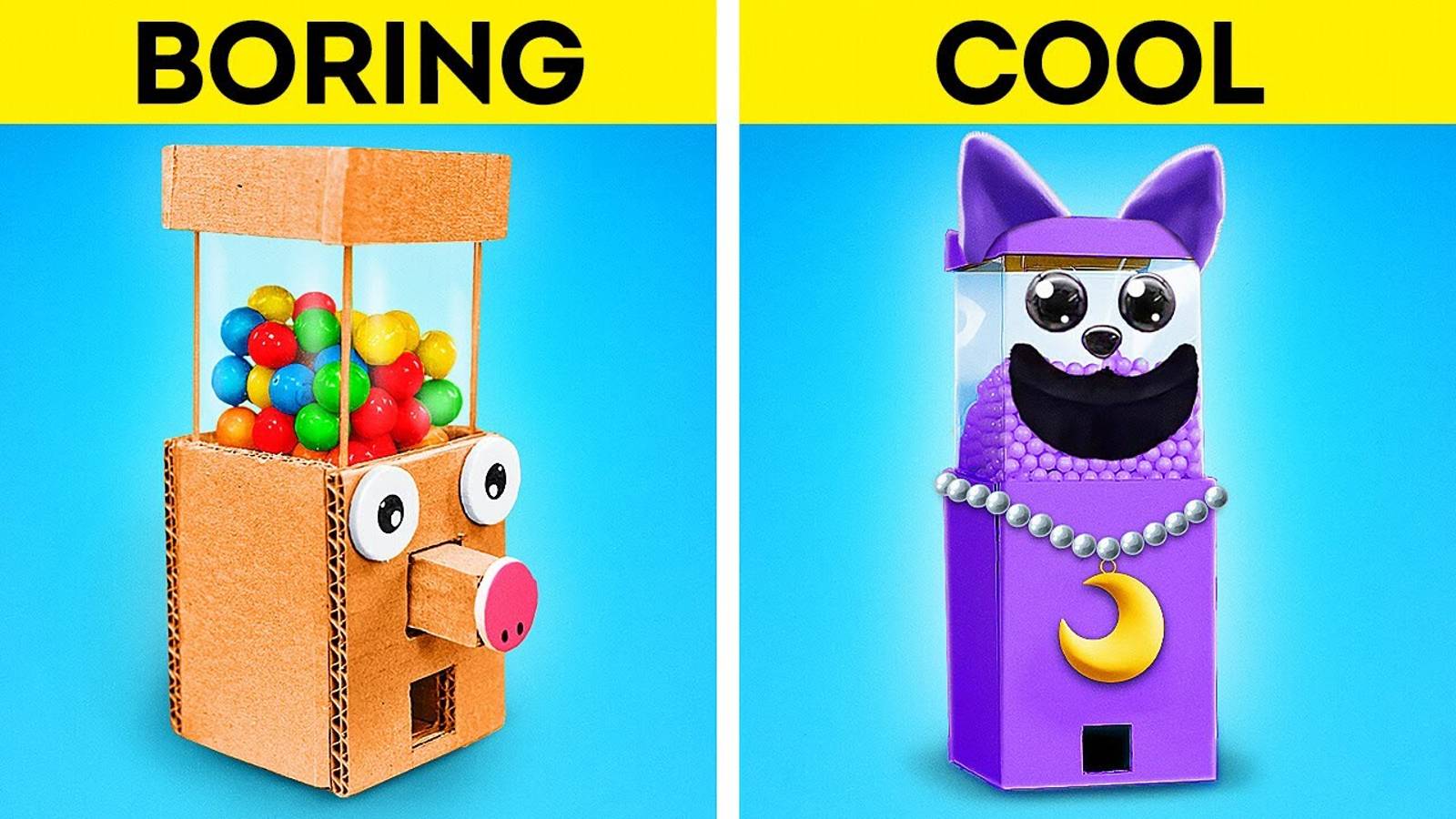 CREATIVE CARDBOARD CRAFT IDEAS YOU CAN MAKE AT HOME 📦🌟