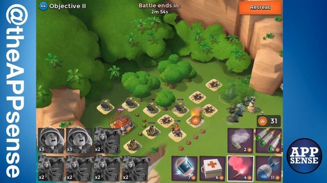 Objective II (44) Single Player Island - Boom Beach Walkthrough смотреть онлайн