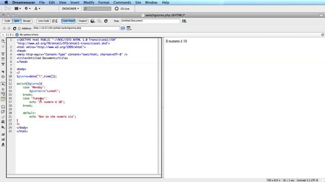 Pillole di PHP - 4° Lezione - Switch - HD смотреть онлайн