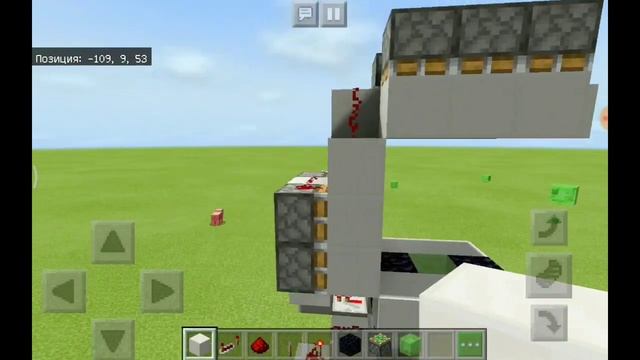 Как построить самую простую работающую дверь 3 на 3 в Майнкрафт | Майнкрафт ПЕ смотреть онлайн