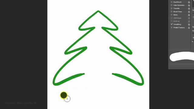Photoshop Tutorial: How to Design a Festive, Graphic, Christmas Tree Card смотреть онлайн