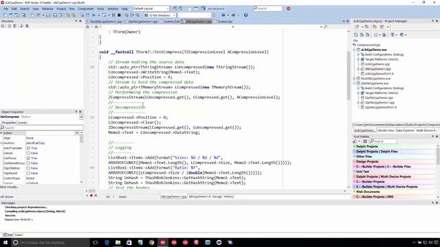 Using System.Zlib for Data Compressing in C++Builder смотреть онлайн