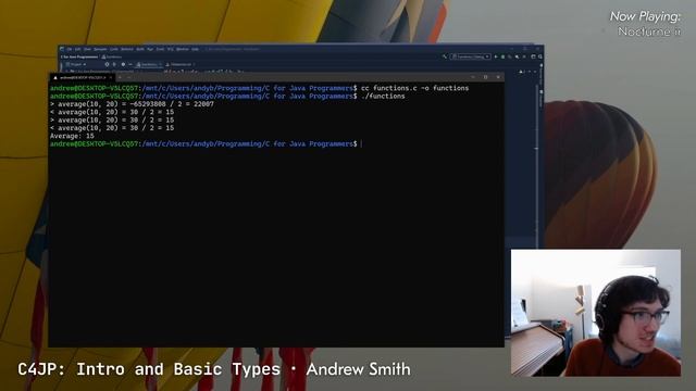 C for Java Programmers: Other Types, Functions, and Pointers смотреть онлайн