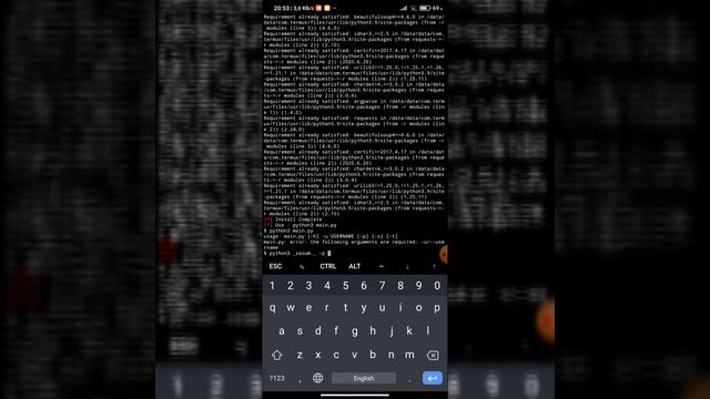Как узнать информацию о любом профиле в Инстаграм (Termux/KaliLinux) смотреть онлайн