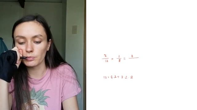 Наименьший общий знаменатель. Сложение дробей. смотреть онлайн