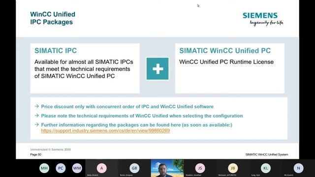 Siemens SIPEC - WinCC Unified webinar presented by Wesco Distribution. смотреть онлайн