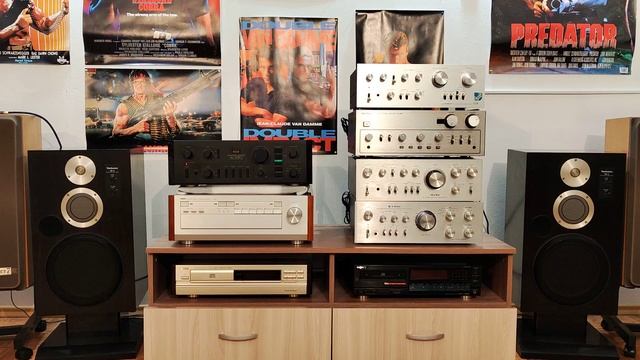 Усилитель Sansui AU-D707X и сборная солянка из усилителей 70х годов смотреть онлайн