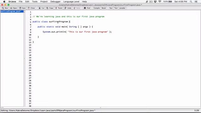 3. Analyzing the different parts of a Java Program - Learn Java смотреть онлайн