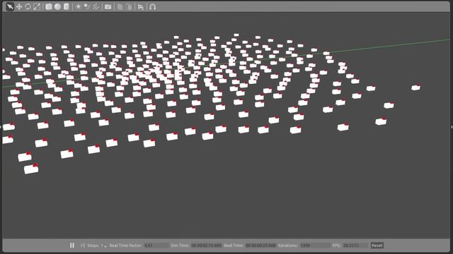 Boids flocking in Gazebo смотреть онлайн