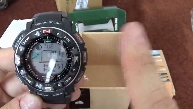 Casio ProTrek PRW-2500-1ER Unboxing and Review смотреть онлайн