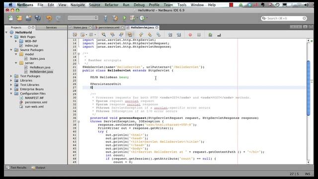 Java EE 6 and GlassFish 3 with NetBeans 6.9 (2 of 5) - Java Persistence API 2 смотреть онлайн