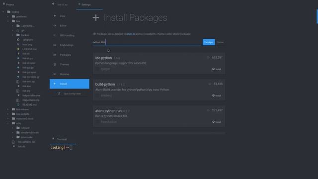 Atom vs VSCode смотреть онлайн