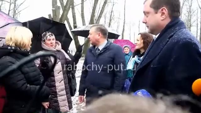 Визит губернатора Смоленской области в Шаталово