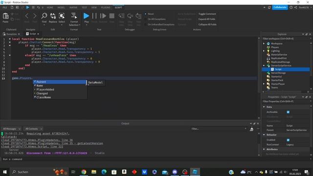 HOW TO MAKE AN HEADLESS AND KORBLOX COMMAND IN ROBLOX STUDIO! смотреть онлайн