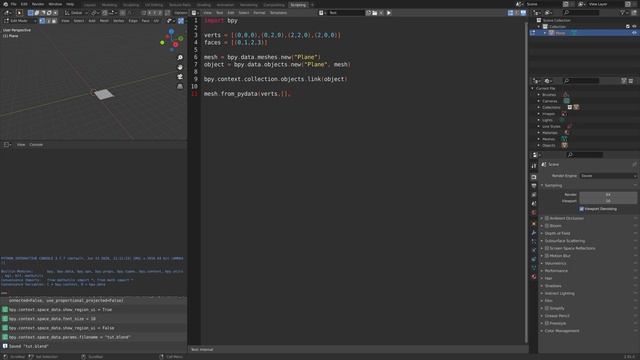 How to Code 3D Objects From Scratch With Blender and Python смотреть онлайн
