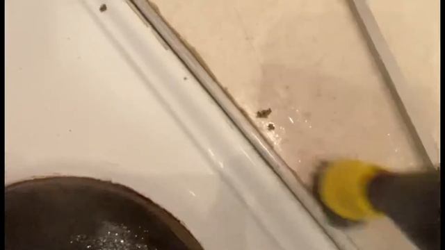 Пароочиститель Karcher (Kärcher). Отмываю плиту и раковину. смотреть онлайн