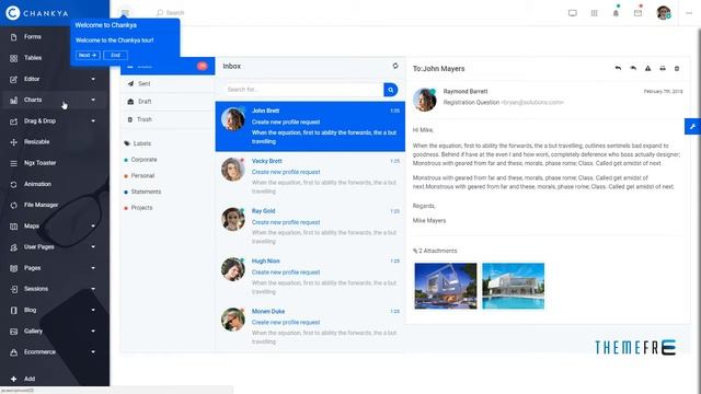 Angular 6 Bootstrap 4 Admin Template Darin Loyd смотреть онлайн
