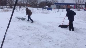 Тест скрепера (движок) для уборки снега - NORDIC